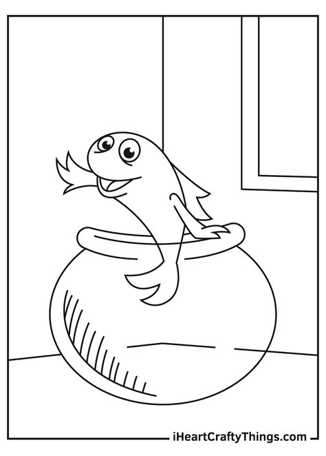 cat in the hat fish coloring pages