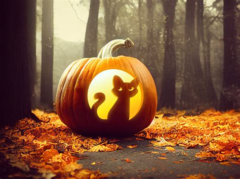cat jackolantern