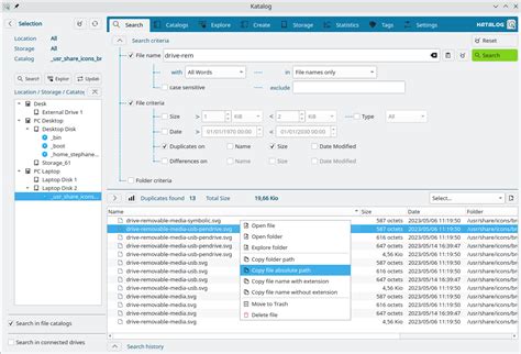 Catalog Software Linux