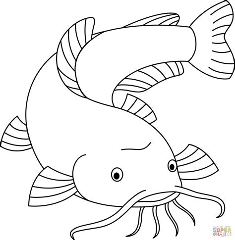 catfish coloring pages