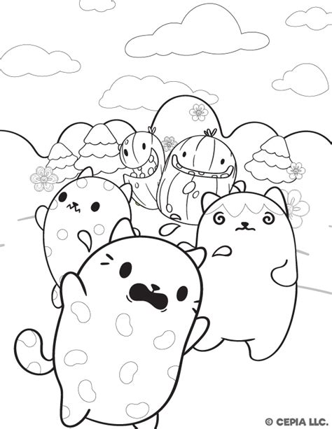 cats vs pickles coloring pages