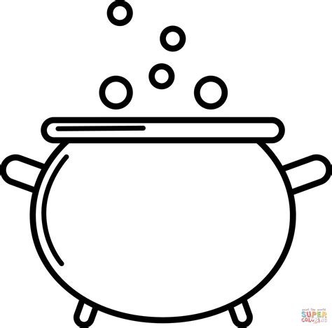 cauldron coloring pages