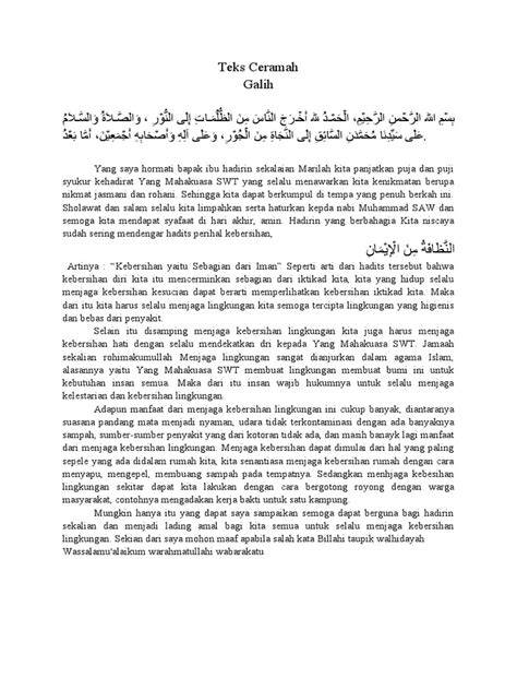 ceramah lingkungan