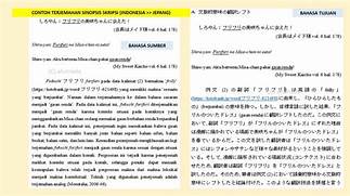 Cerpen Bahasa Jepang dan Terjemahan