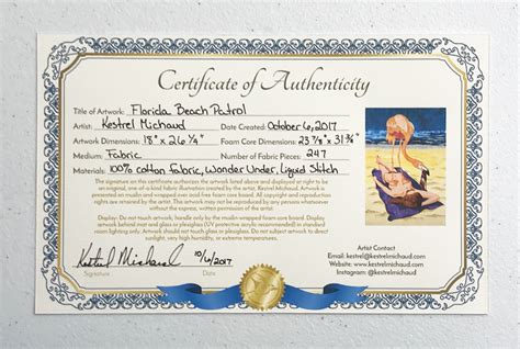 certificate of insurance authenticity