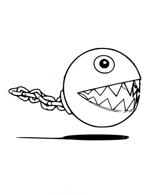 chain chomp coloring pages