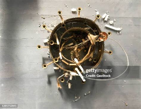 chandelier broken