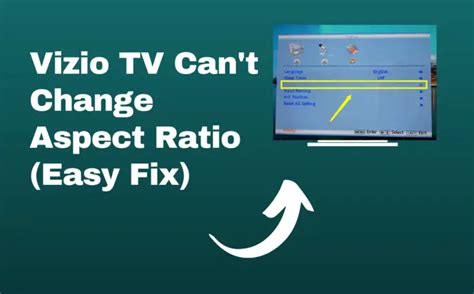 change aspect ratio on Vizio TV