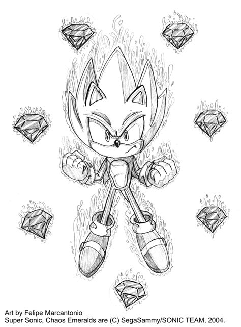 chaos emeralds coloring pages