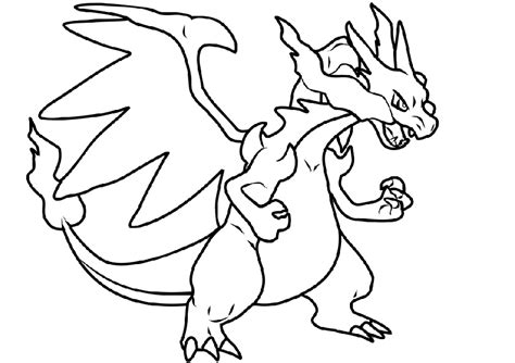 charizard evolution coloring pages