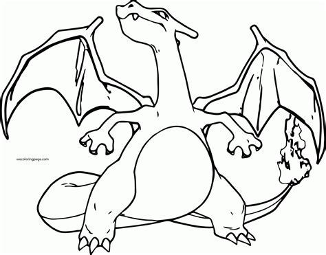 charizard printable pokemon coloring pages