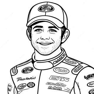 chase elliott coloring pages