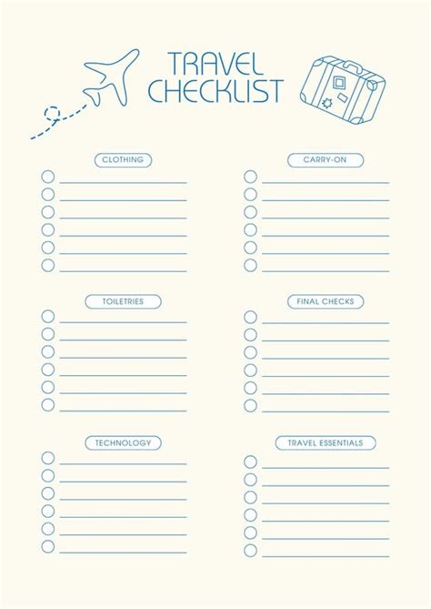 Checklist Template Canva