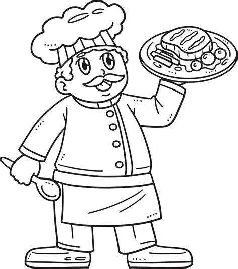 chef coloring pages