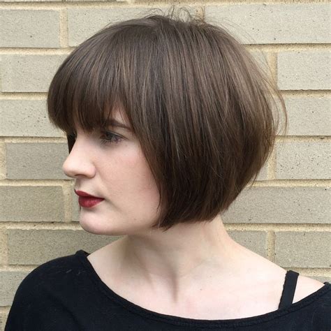 chin length bob with bangs for fine hair
