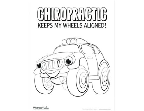 chiropractic coloring pages