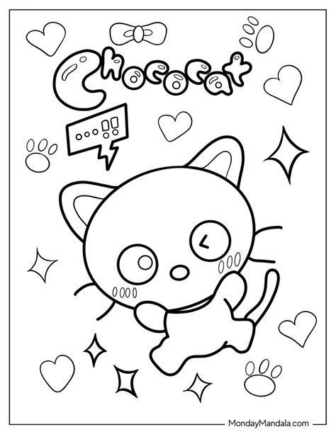 chococat coloring pages