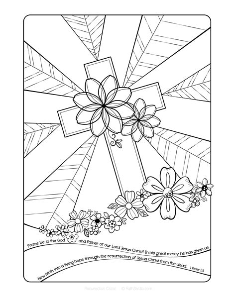 christian easter coloring pages