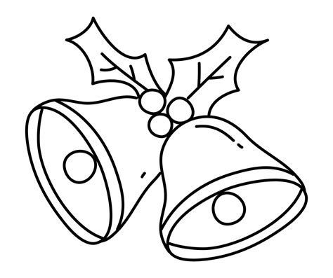 christmas bells coloring pages