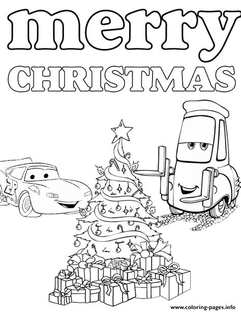 christmas car coloring pages