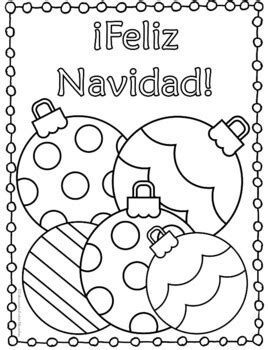 christmas coloring pages in spanish