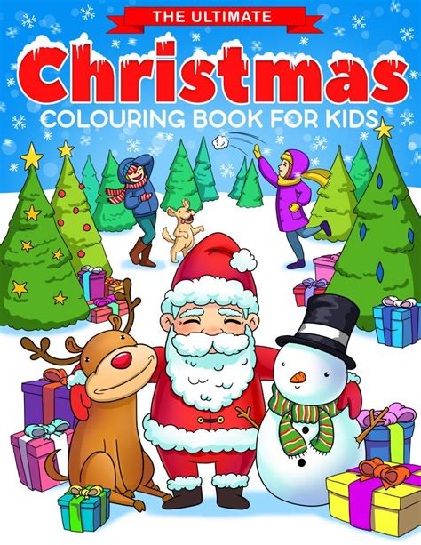christmas colouring book