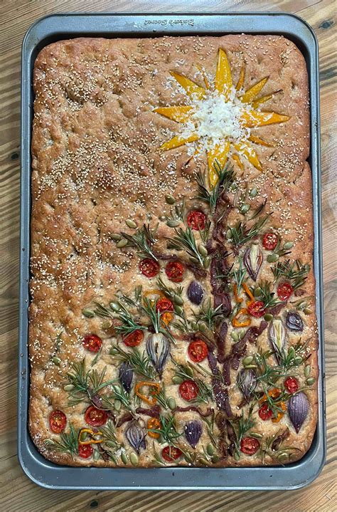 christmas focaccia