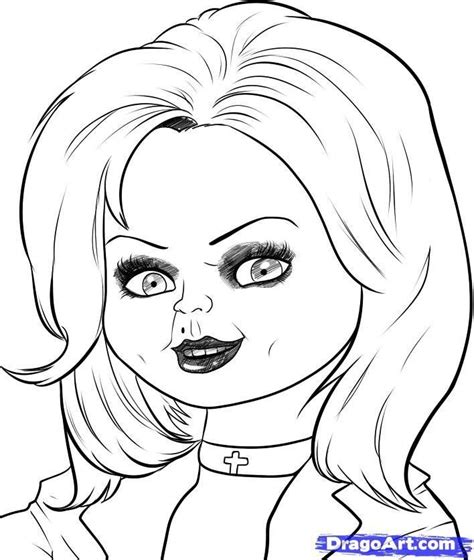 chucky halloween coloring pages