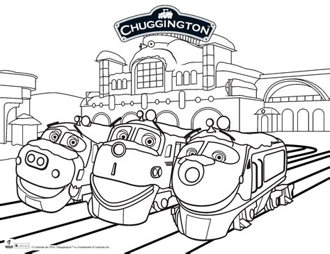 chuggington coloring pages