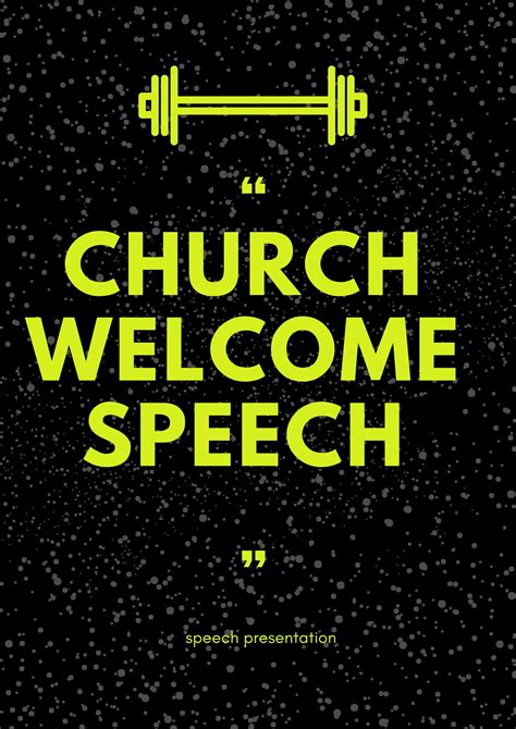 church anniversary welcome speech