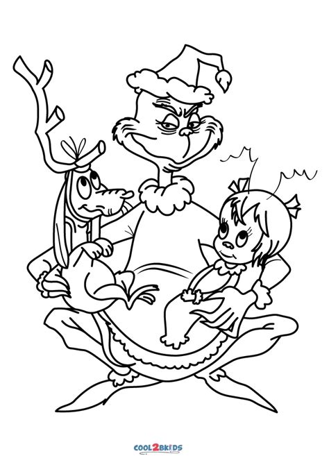 cindy lou coloring pages