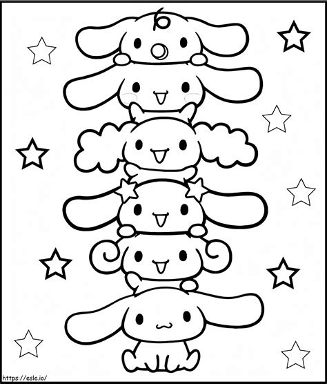 cinnamoroll sanrio coloring pages