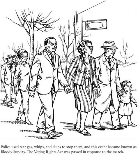 civil rights coloring pages