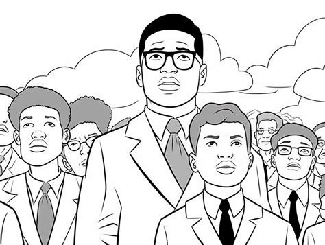 civil rights coloring pages