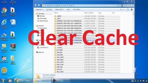 cleaning file cache