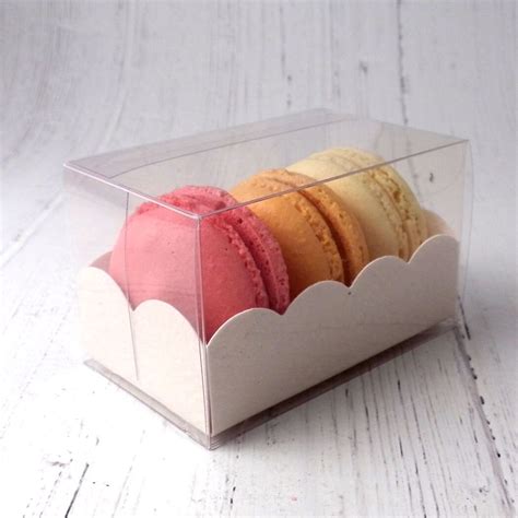 clear macaron boxes