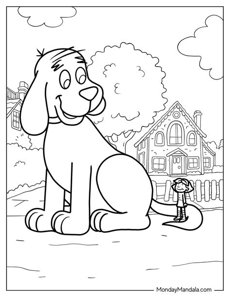clifford coloring pages pdf
