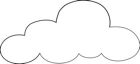 clouds coloring pages