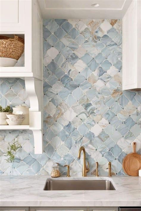 coastal kitchen backsplash