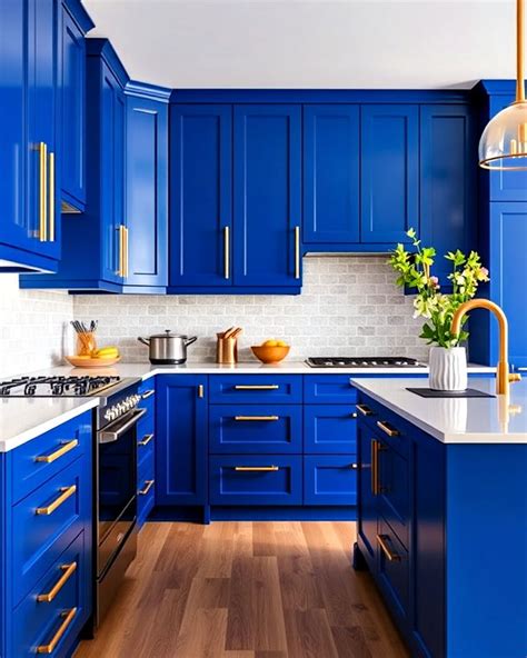 cobalt blue cabinets