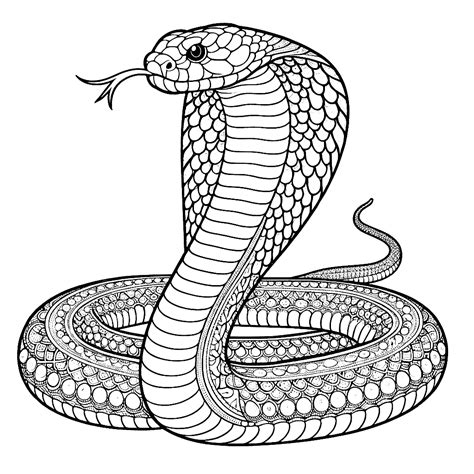 cobra coloring pages