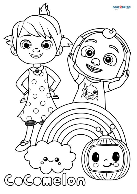 cocmelon coloring pages