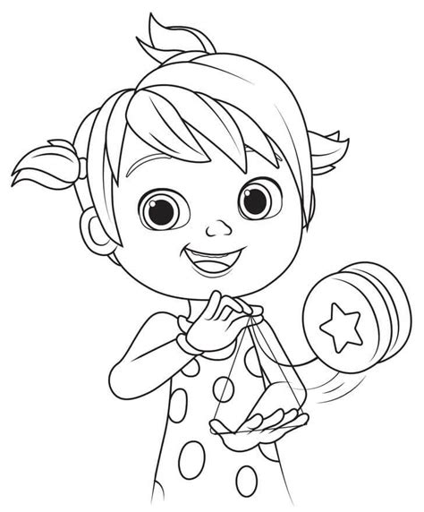 cocomelon characters coloring pages