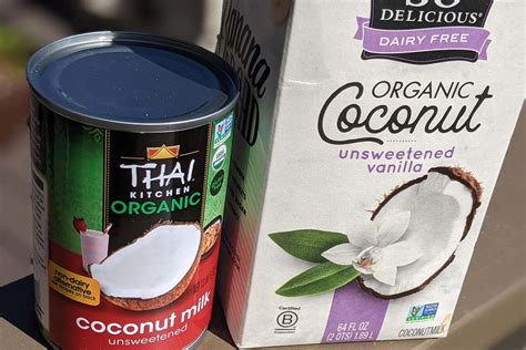 coconut milk products