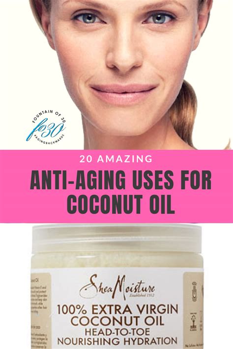 coconut oil for anti aging
