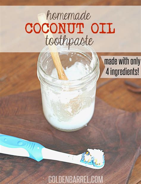 coconut oil toothpaste