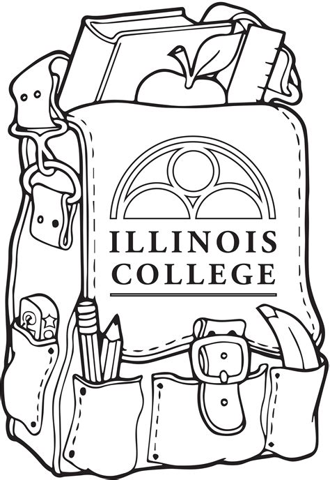 college coloring pages