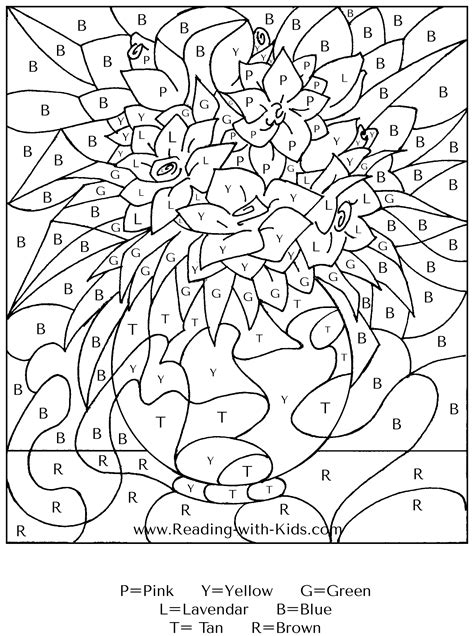 color by number coloring pages for adults