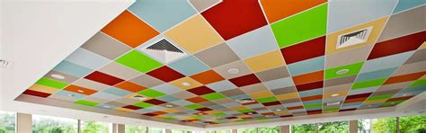 colored ceiling tiles