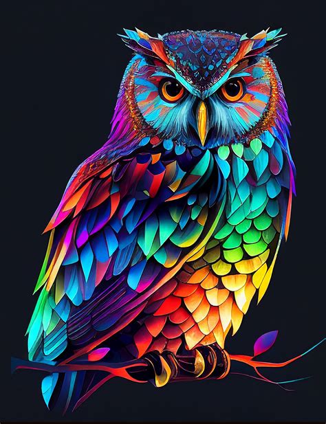 Colorful Owls Coloring Wallpapers Download Free Images Wallpaper [coloring365.blogspot.com]